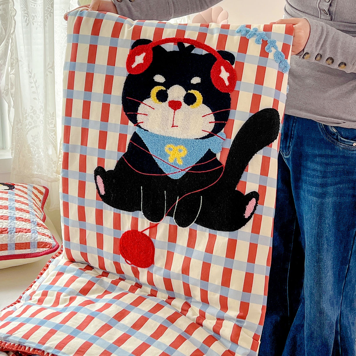 91家纺网 家纺一手货源 找家纺 （总）鑫喜莱家纺 2026新款全棉纯棉夏被毛巾绣贝壳边大豆纤维全棉夏凉被空调被夹棉绗棉枕套