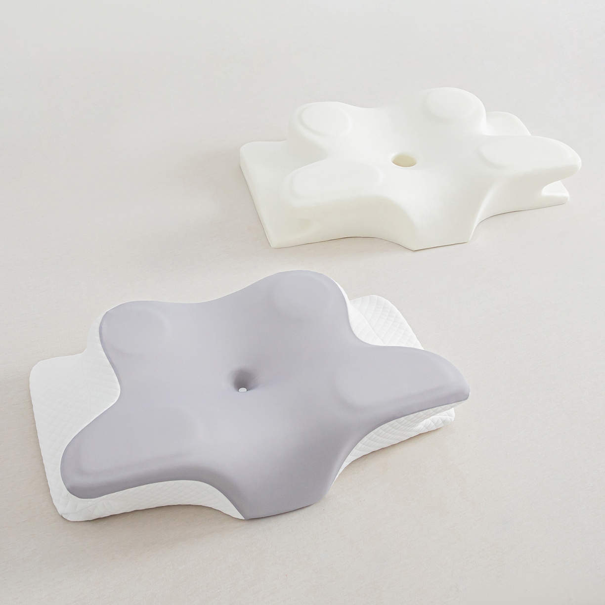 91家纺网 家纺一手货源 找家纺 （总）枕星记忆枕 2026新款跨境支撑性牛角枕飞机枕蝶形枕头枕芯