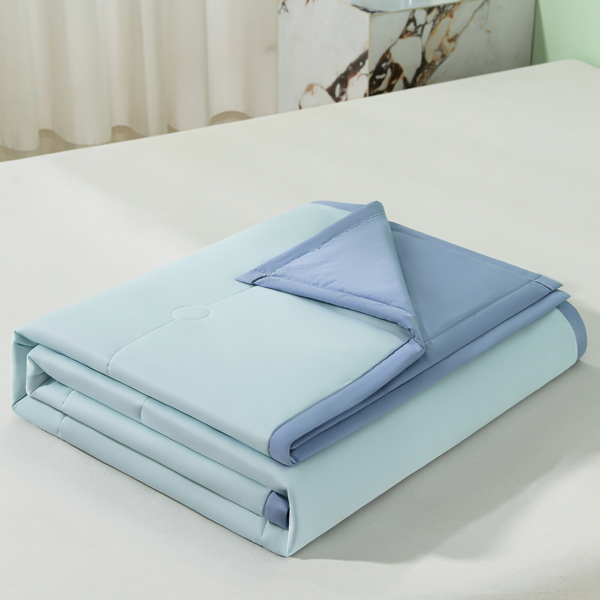 91家纺网 家纺一手货源 找家纺 （总）羽涵家纺 2026新款双感凉感丝夏被夏凉被空调被