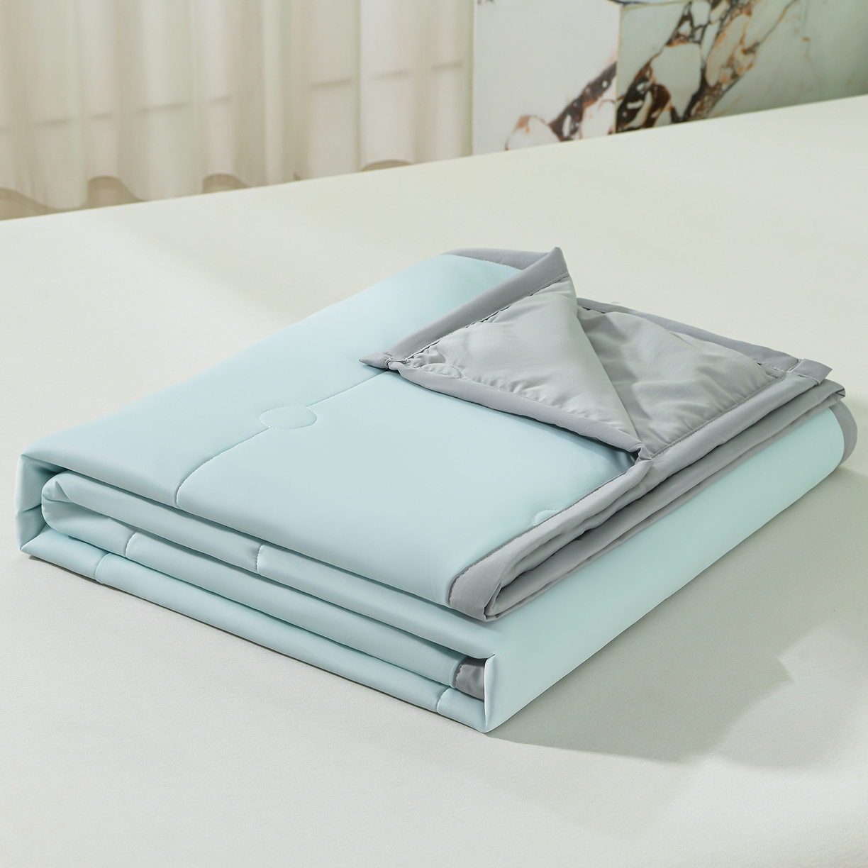 91家纺网 家纺一手货源 找家纺 （总）羽涵家纺 2026新款双感凉感丝夏被夏凉被空调被