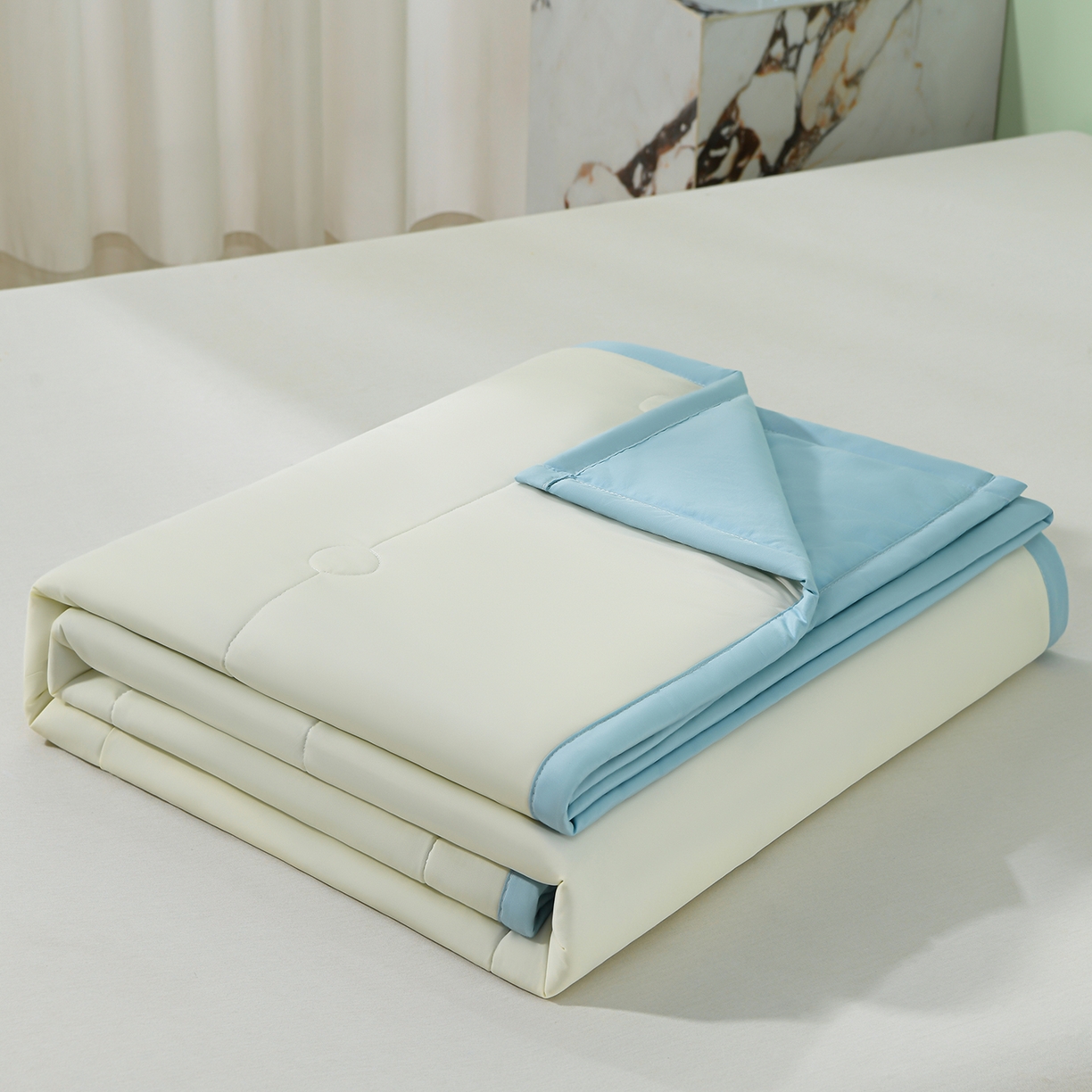 91家纺网 家纺一手货源 找家纺 （总）羽涵家纺 2026新款双感凉感丝夏被夏凉被空调被