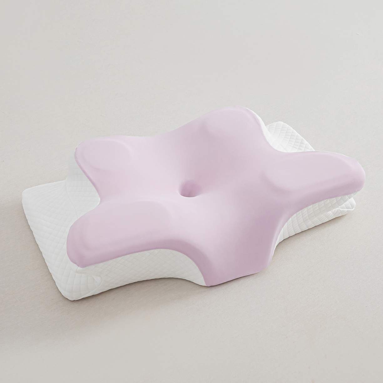 91家纺网 家纺一手货源 找家纺 （总）枕星记忆枕 2026新款跨境支撑性牛角枕飞机枕蝶形枕头枕芯