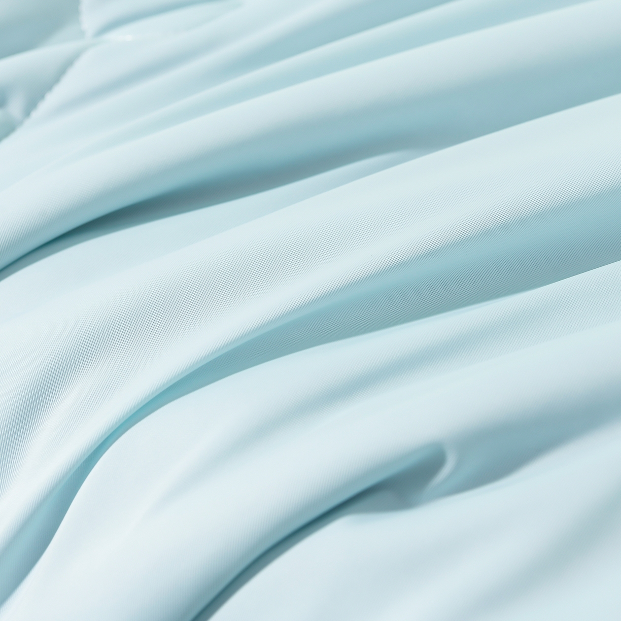 91家纺网 家纺一手货源 找家纺 羽涵家纺 2026新款双感凉感丝夏被夏凉被空调被 冰泉蓝