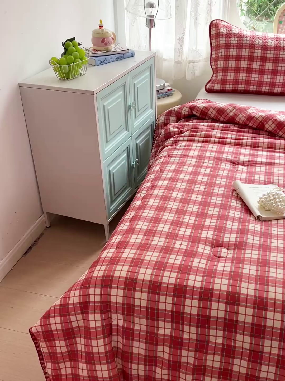 91家纺网 家纺一手货源 找家纺 鑫喜莱家纺 2026新款全棉纯棉夏被毛巾绣贝壳边大豆纤维全棉夏凉被空调被夹棉绗棉枕套 面包小狗