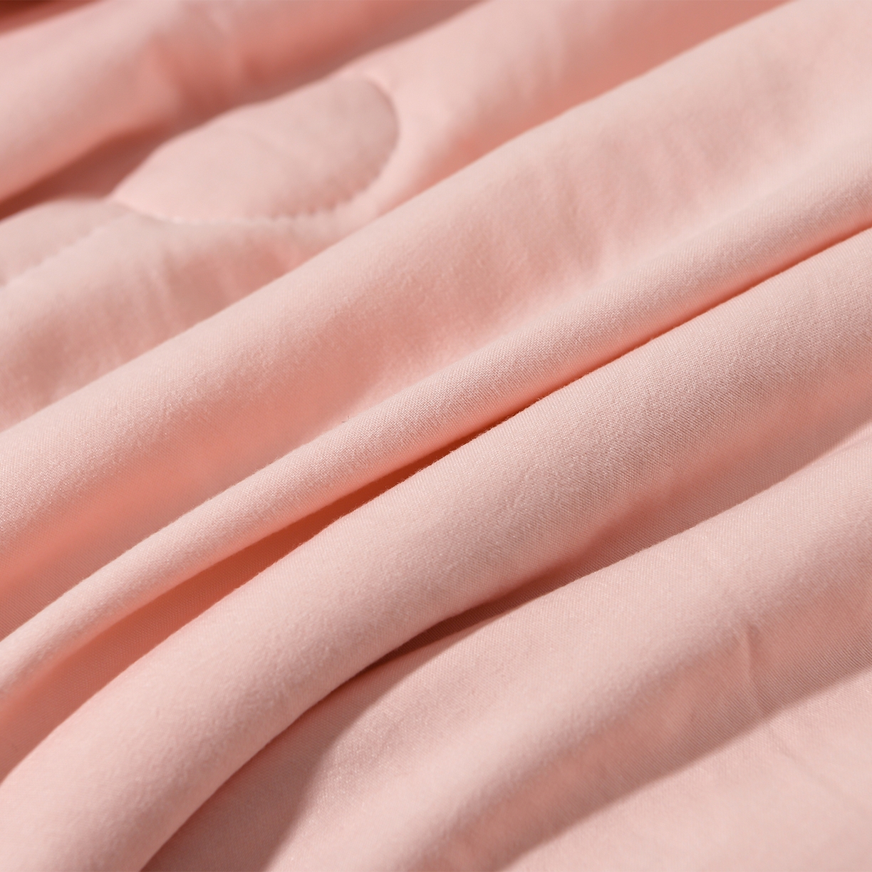 91家纺网 家纺一手货源 找家纺 羽涵家纺 2026新款双感凉感丝夏被夏凉被空调被 灰桃粉