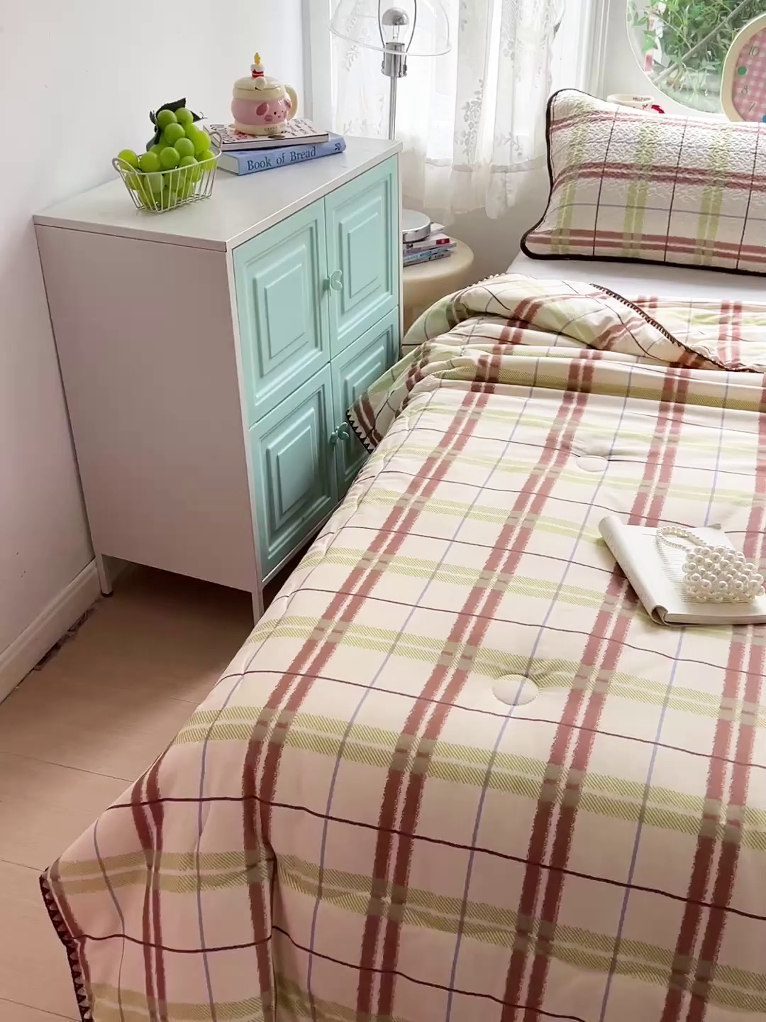 91家纺网 家纺一手货源 找家纺 鑫喜莱家纺 2026新款全棉纯棉夏被毛巾绣贝壳边大豆纤维全棉夏凉被空调被夹棉绗棉枕套 苹果小狗