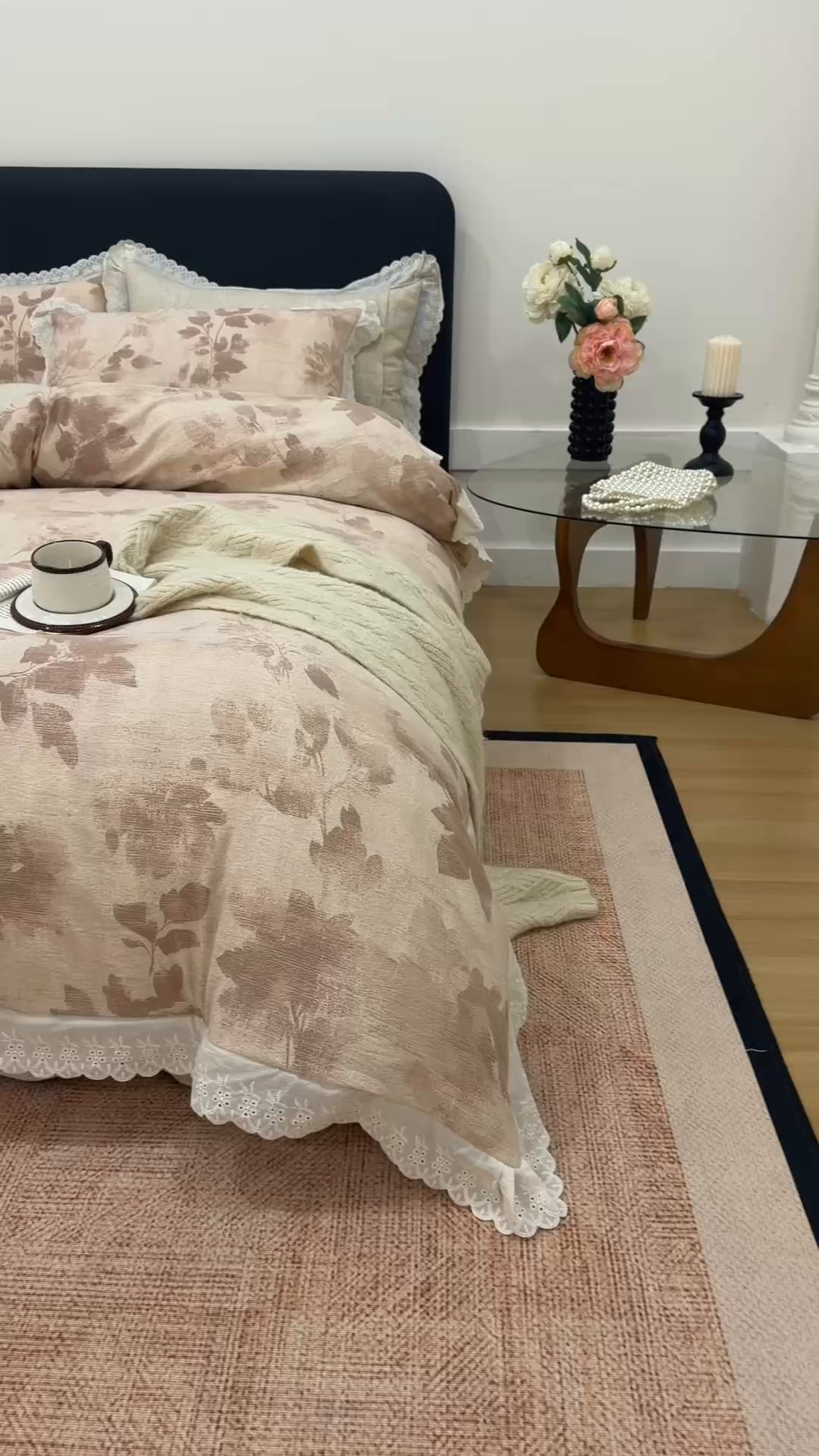 91家纺网 家纺一手货源 找家纺 （总）悦然毛巾被 2026春夏新款加厚原麻水洗复古风四件套亚麻提花花边四件套