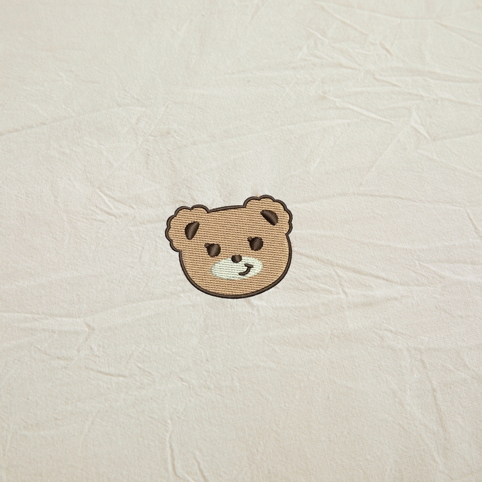 91家纺网 家纺一手货源 找家纺 仁凯家纺 2026新款A类100%棉花刺绣款手包边夏被夏凉被空调被 安妮熊-白