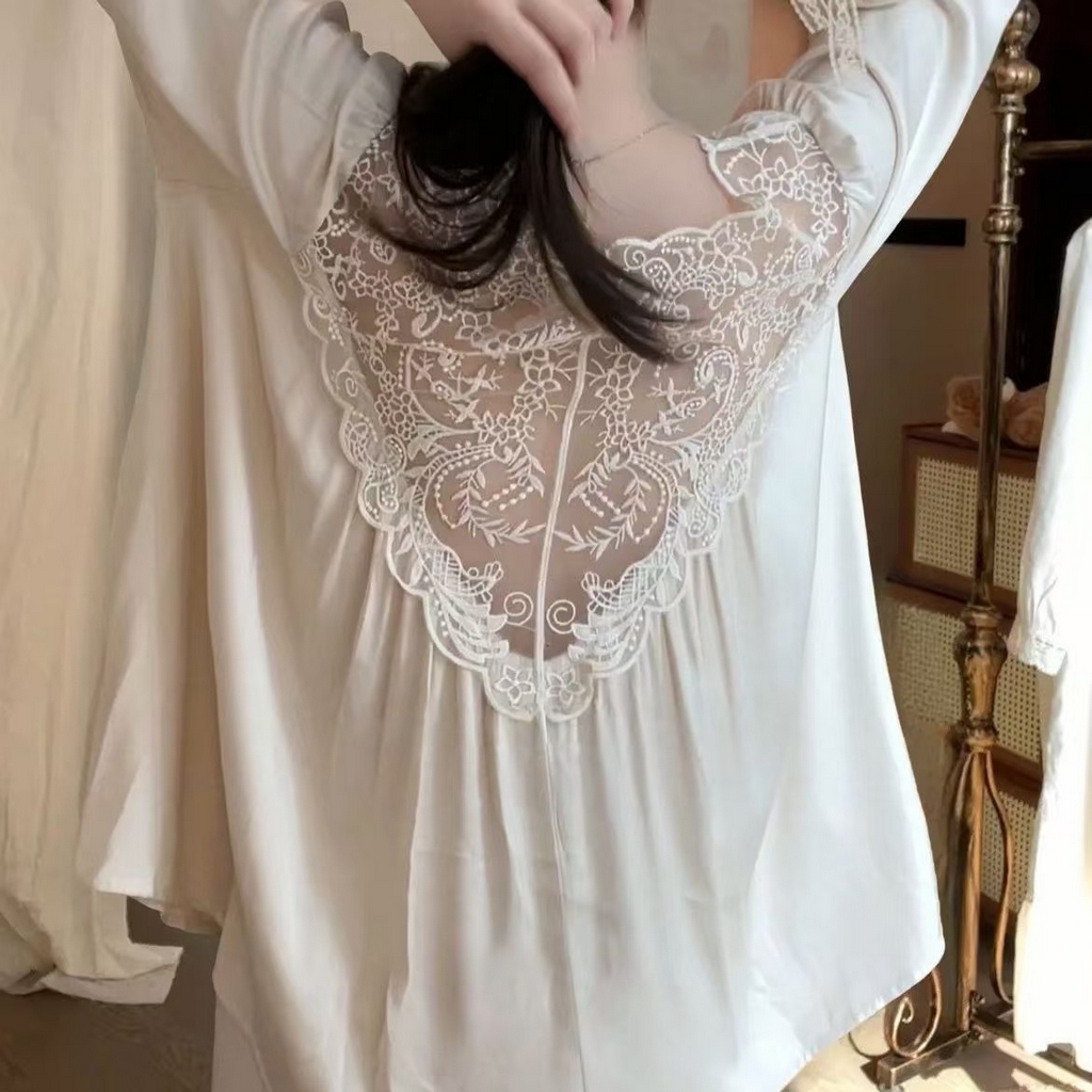 91家纺网 家纺一手货源 找家纺 （总）洛兰沙家居馆 睡衣女款爆款2026新款春秋长袖夏季春夏薄款女士莫代尔家居服套装