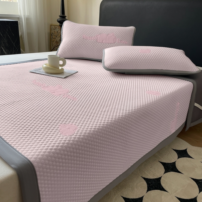 91家纺网 家纺一手货源 找家纺 席佬大 2026春夏新款凉豆豆凉席席子-卡皮巴拉 卡皮巴拉-粉