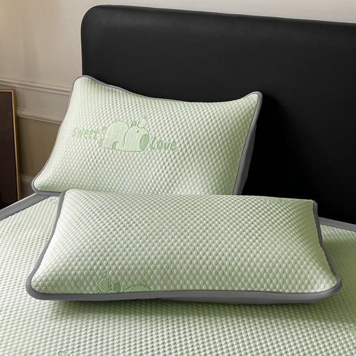 91家纺网 家纺一手货源 找家纺 席佬大 2026春夏新款凉豆豆凉席席子-卡皮巴拉 卡皮巴拉-绿