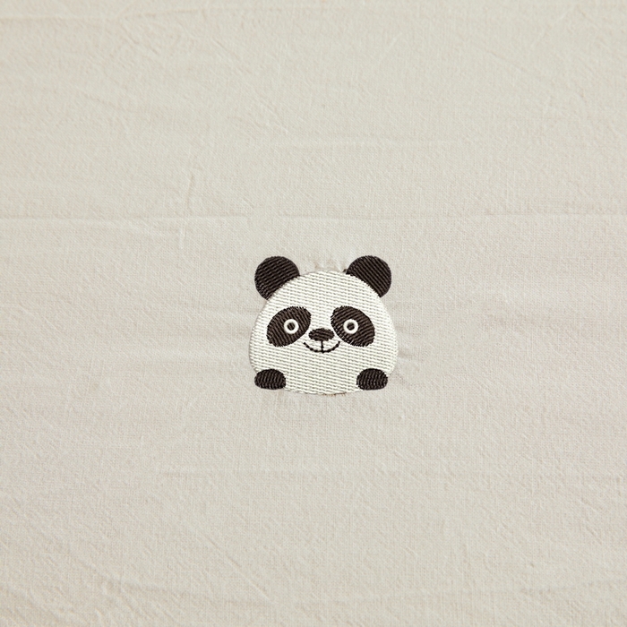 91家纺网 家纺一手货源 找家纺 仁凯家纺 2026新款A类100%棉花刺绣款手包边夏被夏凉被空调被 熊猫-紫