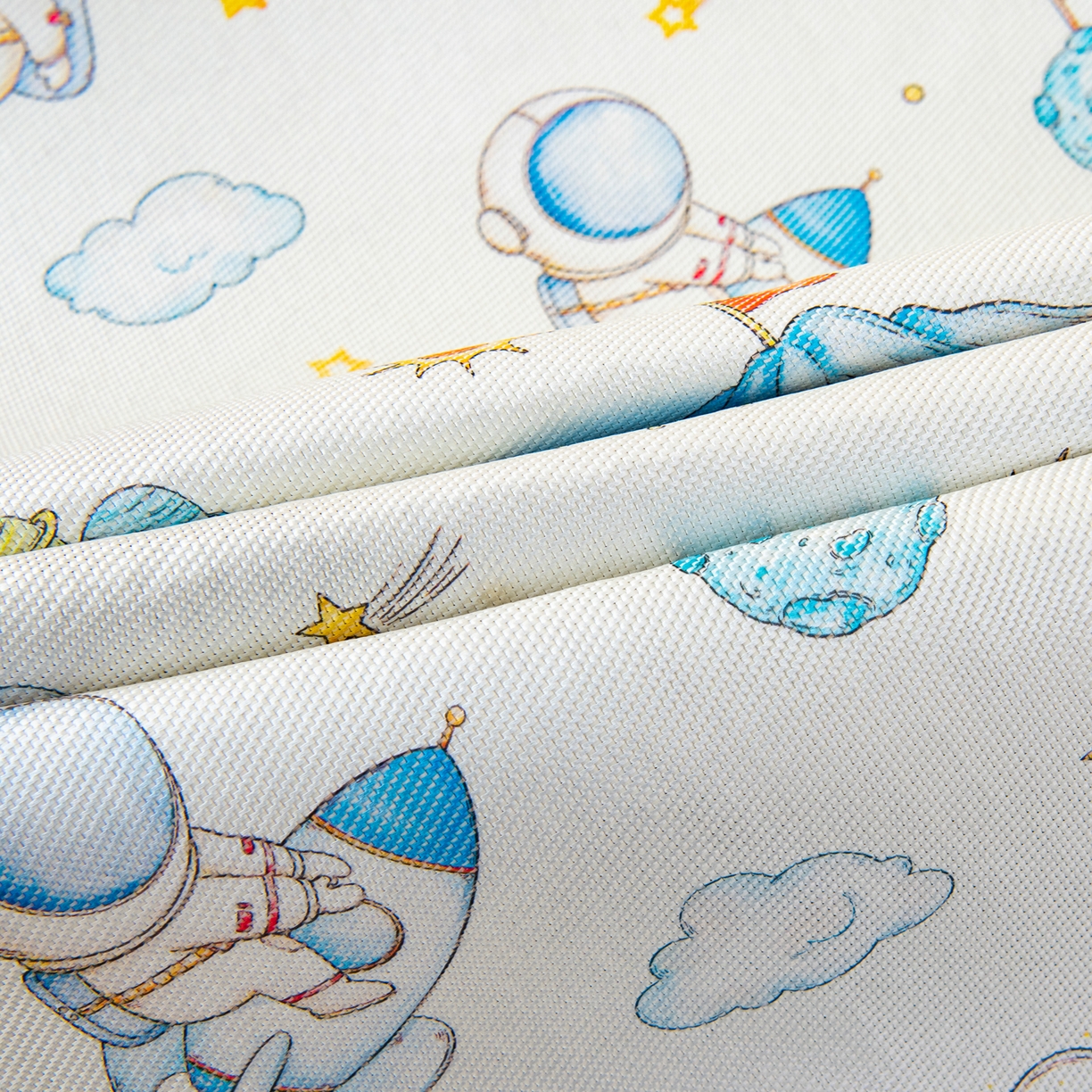 91家纺网 家纺一手货源 找家纺 吉咪兔家纺 2026新款席子幼儿园婴童儿童冰丝凉席冰丝席卡通藤席 宇航乐园