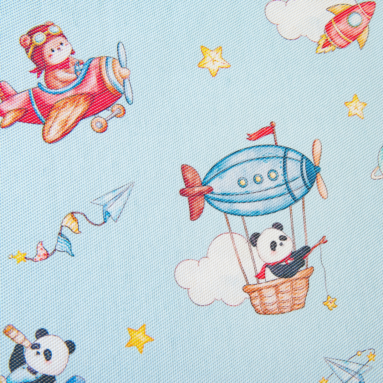 91家纺网 家纺一手货源 找家纺 吉咪兔家纺 2026新款席子幼儿园婴童儿童冰丝凉席冰丝席卡通藤席 飞行乐园