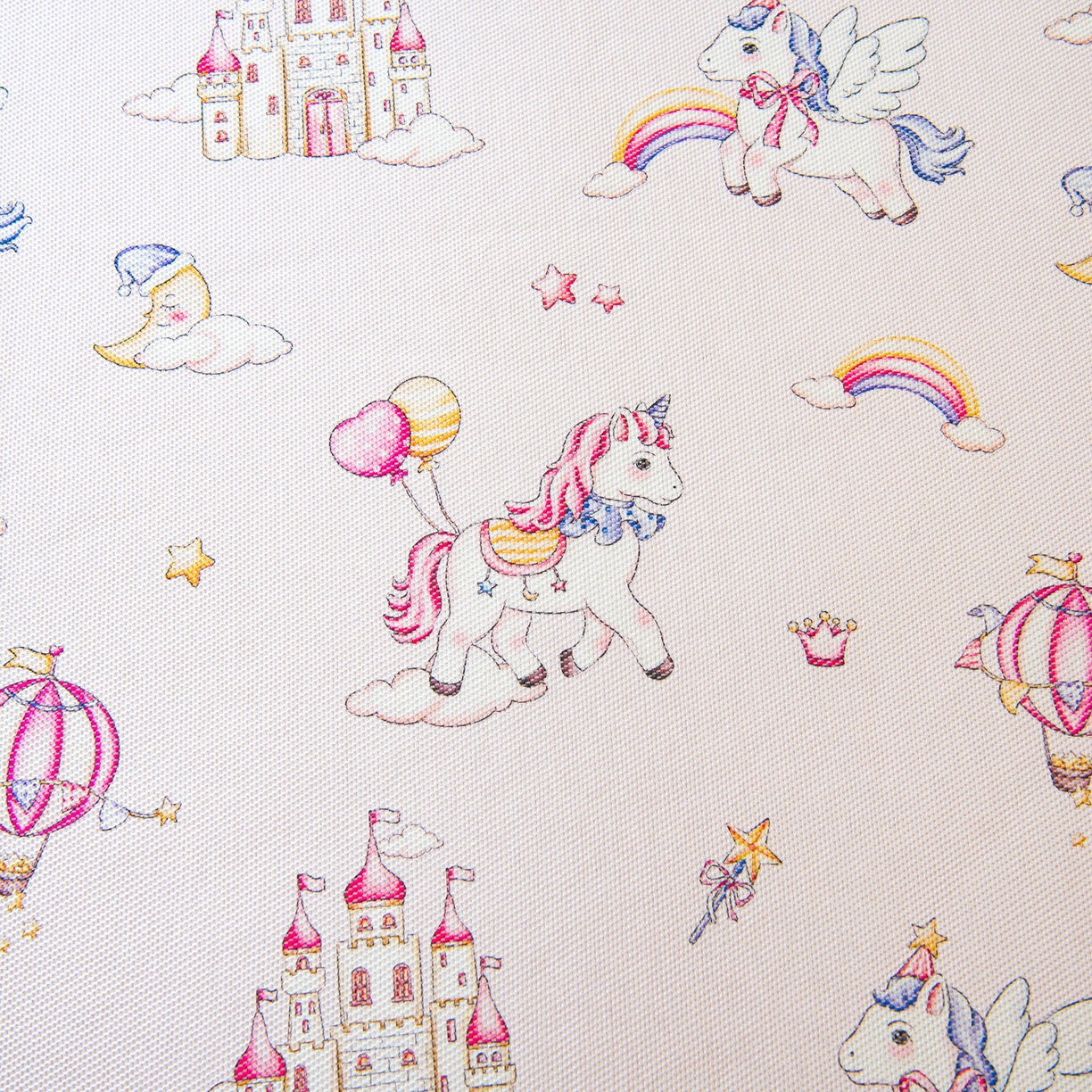 91家纺网 家纺一手货源 找家纺 吉咪兔家纺 2026新款席子幼儿园婴童儿童冰丝凉席冰丝席卡通藤席 梦幻小马