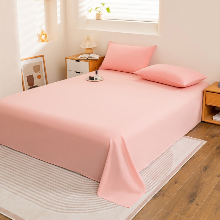 91家纺网 家纺一手货源 找家纺 居美良品 2026新款100%全棉色织水洗棉被套A类纯棉被罩单品被套被套单件 米咖小格