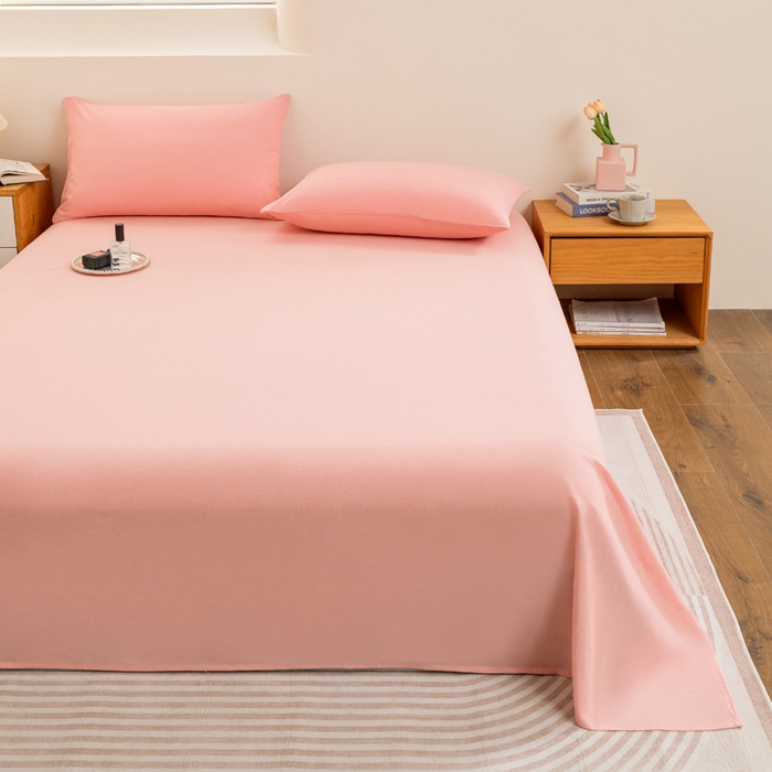 91家纺网 家纺一手货源 找家纺 居美良品 2026新款100%全棉色织水洗棉被套A类纯棉被罩单品被套被套单件 静雅-玉