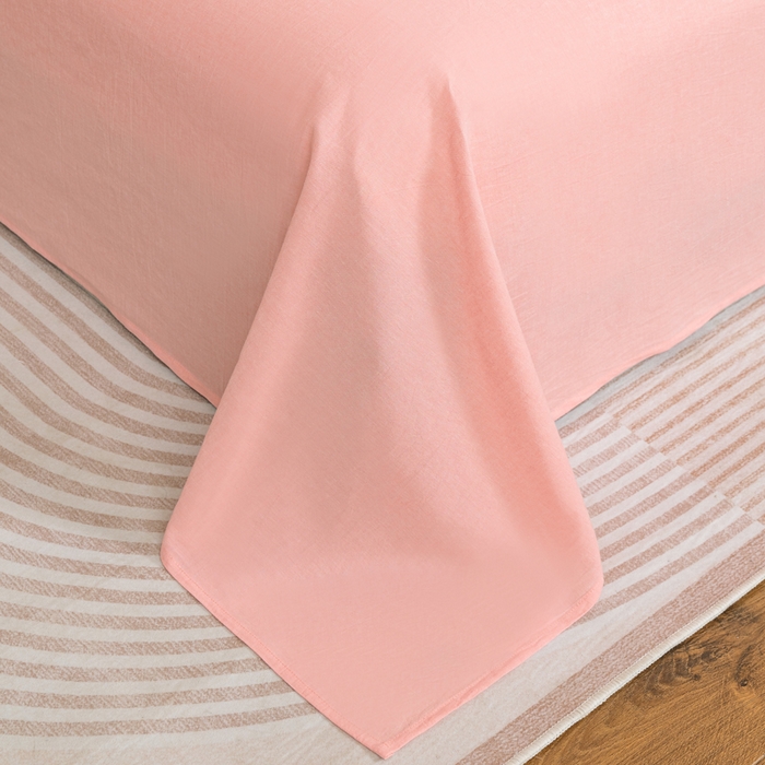 91家纺网 家纺一手货源 找家纺 居美良品 2026新款100%全棉色织水洗棉被套A类纯棉被罩单品被套被套单件 米咖小格