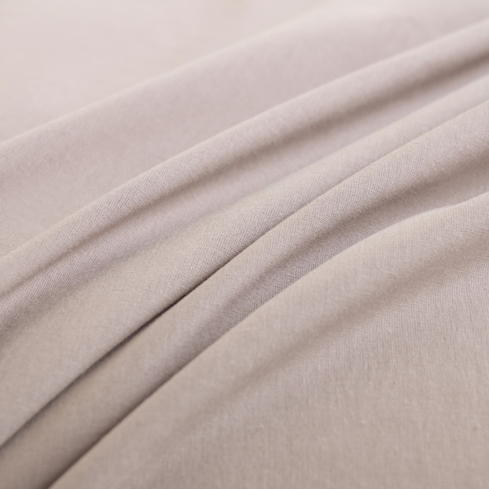 91家纺网 家纺一手货源 找家纺 居美良品 2026新款100%全棉色织水洗棉被套A类纯棉被罩单品被套被套单件 烟雨-灰