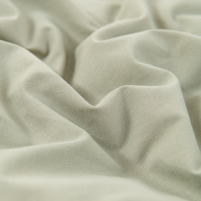 91家纺网 家纺一手货源 找家纺 居美良品 2026新款100%全棉色织水洗棉被套A类纯棉被罩单品被套被套单件 松绿-灰