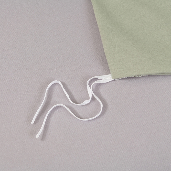 91家纺网 家纺一手货源 找家纺 居美良品 2026新款100%全棉色织水洗棉被套A类纯棉被罩单品被套被套单件 松绿-灰