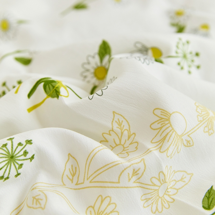 91家纺网 家纺一手货源 找家纺 卡斯诺家纺馆 2026新款水洗棉麻双层纱夏被夏凉被空调被 绿荫