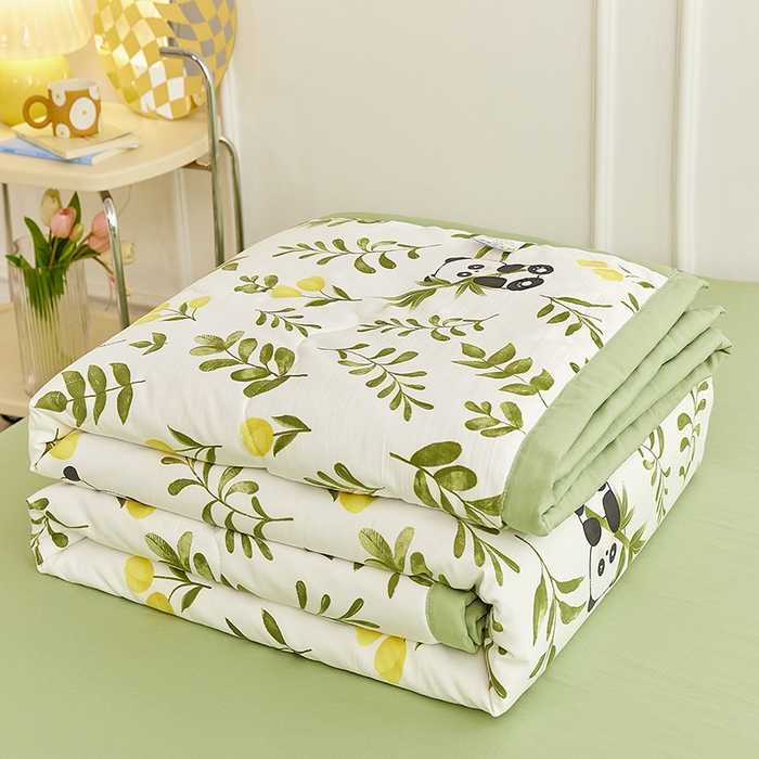 91家纺网 家纺一手货源 找家纺 （总）卡斯诺家纺馆 2026新款水洗棉麻双层纱夏被夏凉被空调被