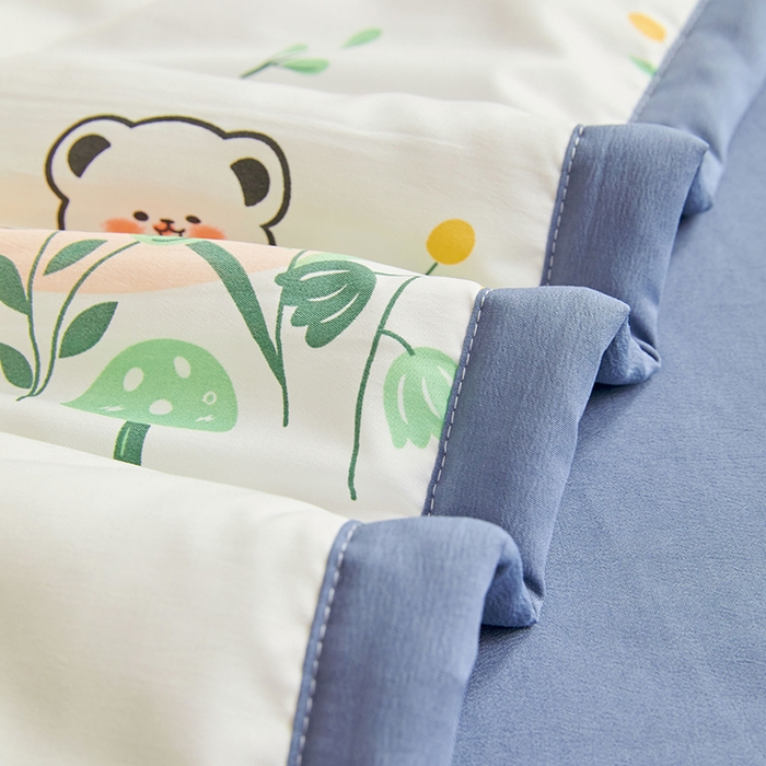 91家纺网 家纺一手货源 找家纺 卡斯诺家纺馆 2026新款水洗棉麻双层纱夏被夏凉被空调被 如沐春风