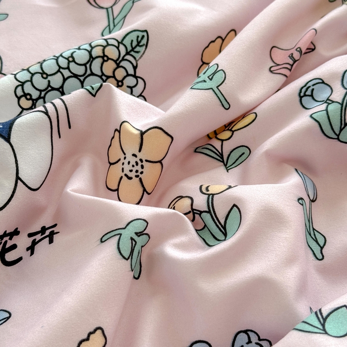 91家纺网 家纺一手货源 找家纺 卡斯诺家纺馆 2026新款水洗棉麻双层纱夏被夏凉被空调被 眷恋