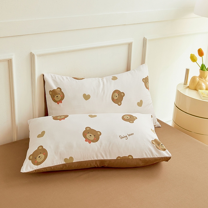 91家纺网 家纺一手货源 找家纺 卡斯诺家纺馆 2026新款水洗棉麻双层纱夏被夏凉被空调被 暖心熊