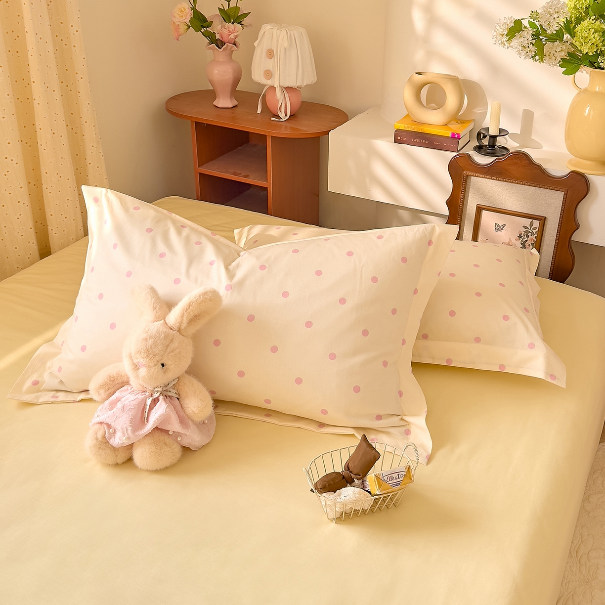 91家纺网 家纺一手货源 找家纺 （总）DoDo 兜兜 2026年全棉纯棉ins风小清新单品床单 床单单件