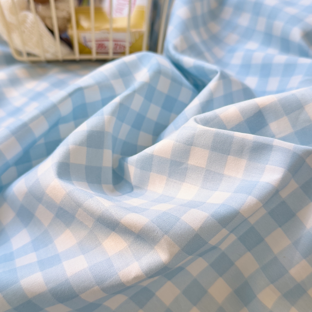 91家纺网 家纺一手货源 找家纺 DoDo 兜兜 2026年全棉纯棉ins风小清新单品床单 床单单件 晴空奶盖