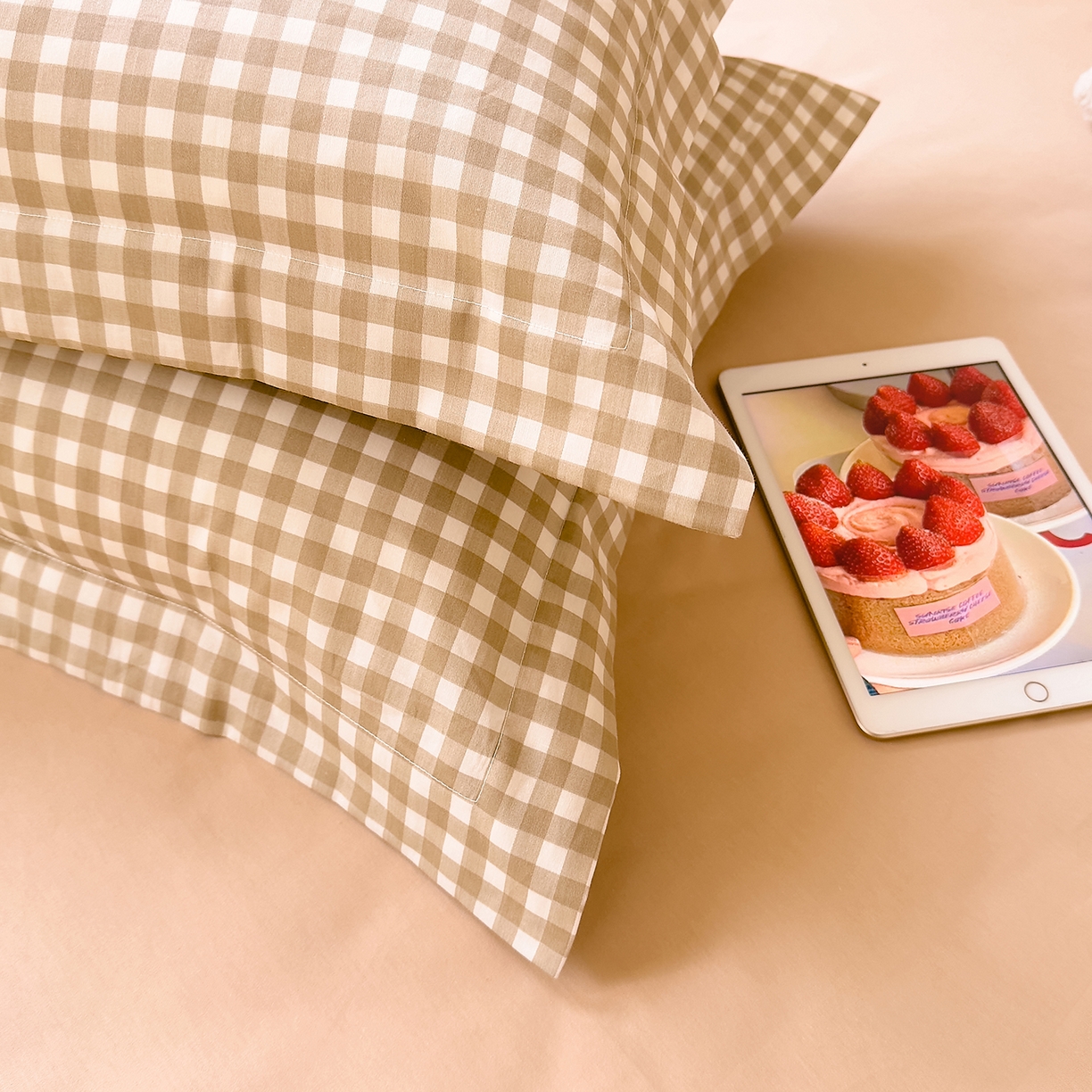 91家纺网 家纺一手货源 找家纺 DoDo 兜兜 2026年全棉纯棉ins风小清新单品床单 床单单件 太妃奶盖