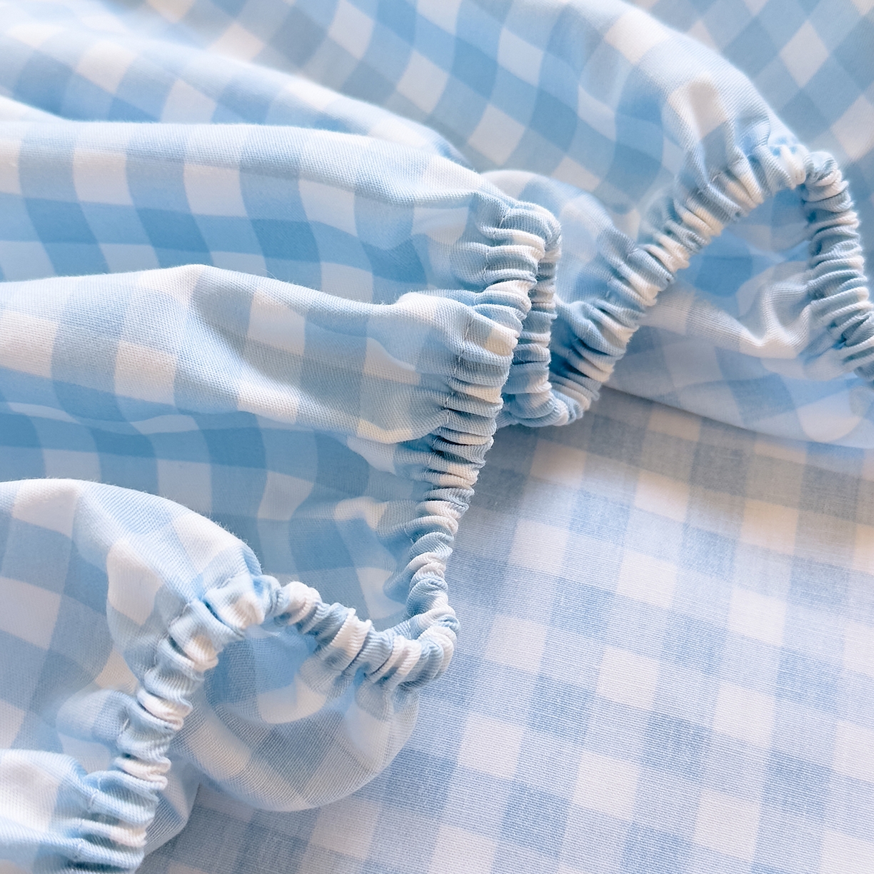 91家纺网 家纺一手货源 找家纺 DoDo 兜兜 2026年全棉纯棉ins风小清新单品床笠 床笠单件 晴空奶盖