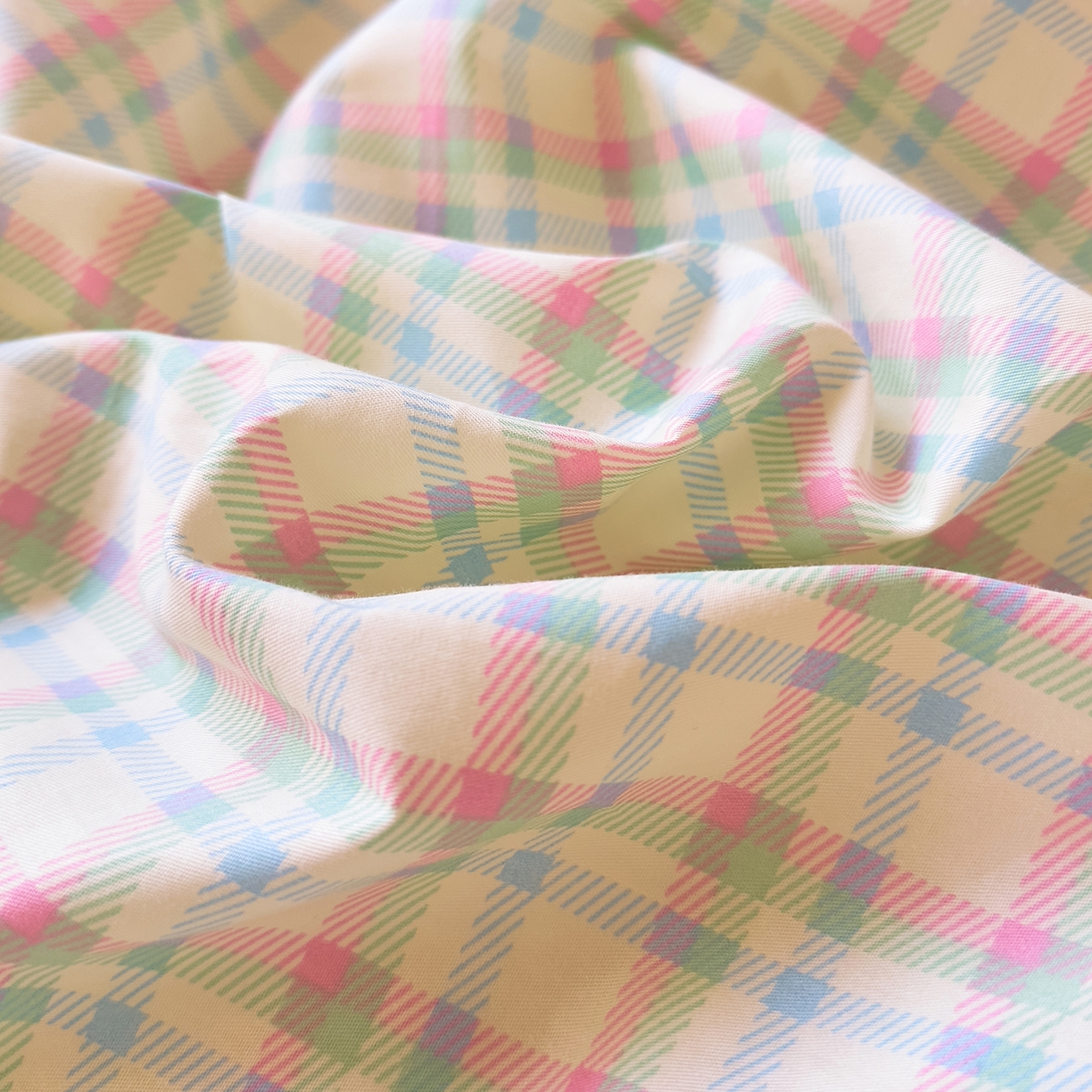 91家纺网 家纺一手货源 找家纺 DoDo 兜兜 2026年全棉纯棉ins风小清新单品床笠 床笠单件 彩虹奶盖