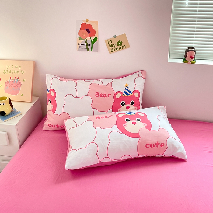 91家纺网 家纺一手货源 找家纺 卡斯诺家纺馆 2026新款水洗云朵棉夏被夏凉被空调被 可爱萌熊