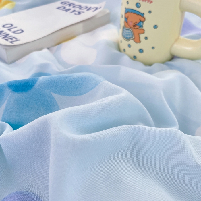 91家纺网 家纺一手货源 找家纺 卡斯诺家纺馆 2026新款水洗云朵棉夏被夏凉被空调被 初夏花语