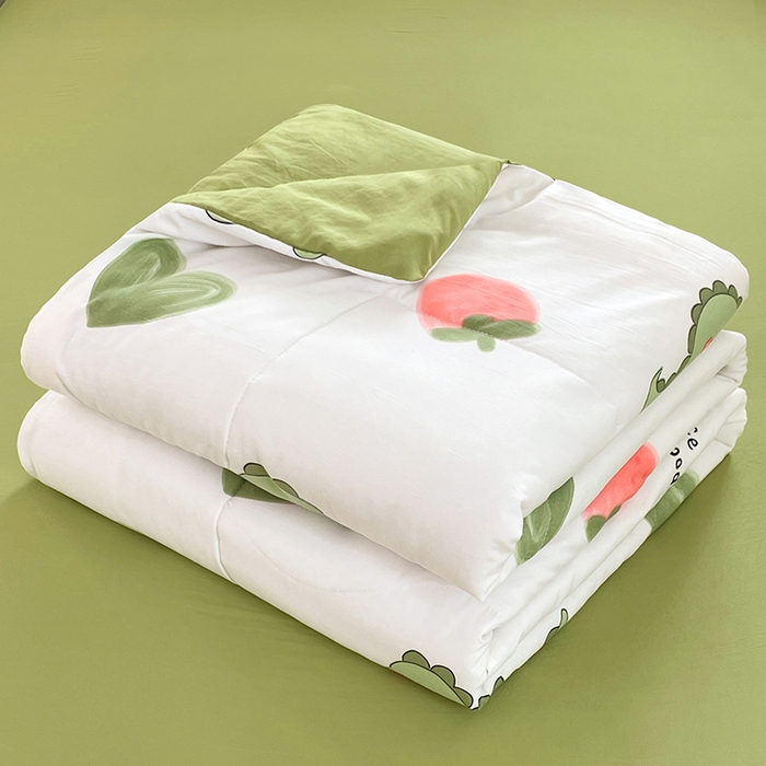 91家纺网 家纺一手货源 找家纺 卡斯诺家纺馆 2026新款水洗云朵棉夏被夏凉被空调被 爱心恐龙