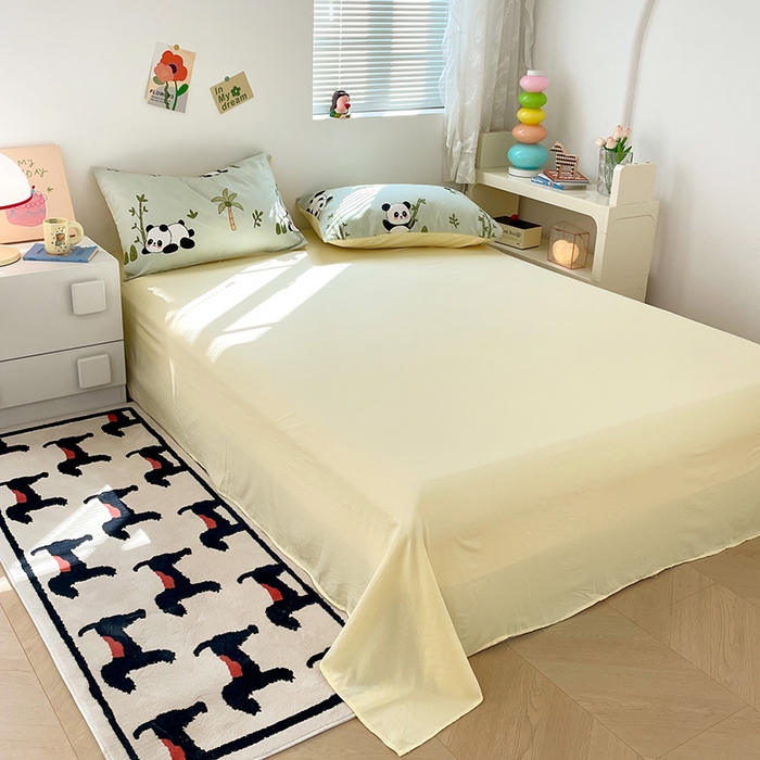 91家纺网 家纺一手货源 找家纺 卡斯诺家纺馆 2026新款水洗云朵棉夏被夏凉被空调被 熊猫竹竹