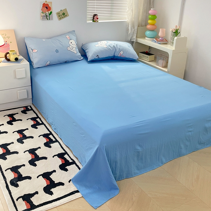 91家纺网 家纺一手货源 找家纺 卡斯诺家纺馆 2026新款水洗云朵棉夏被夏凉被空调被 萌兔日记