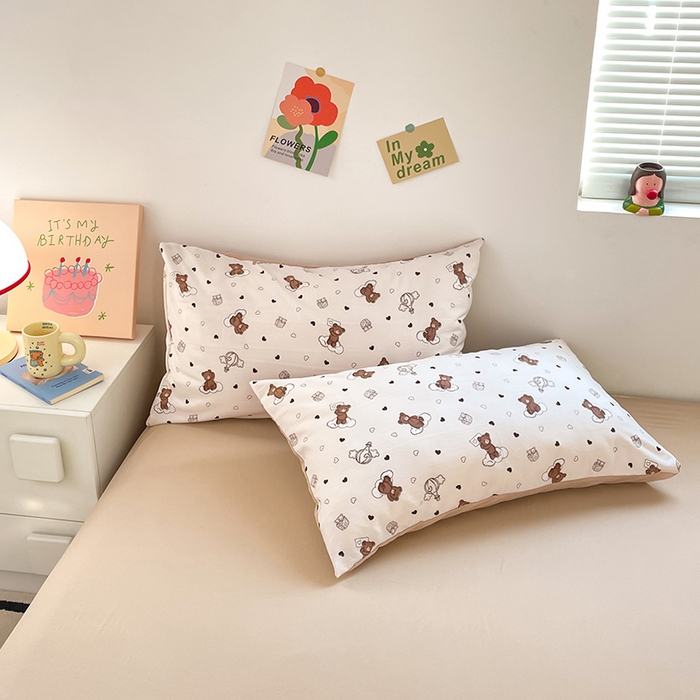 91家纺网 家纺一手货源 找家纺 卡斯诺家纺馆 2026新款水洗云朵棉夏被夏凉被空调被 云朵小熊