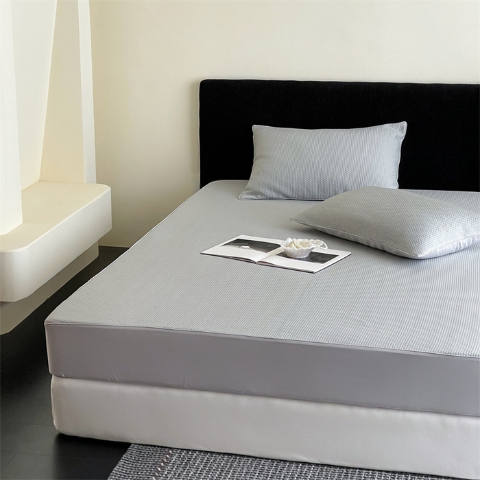 91家纺网 家纺一手货源 找家纺 赫帛 2025春夏新款日本ICE 3D Max进口冷感软凉席空调席 素编-灰