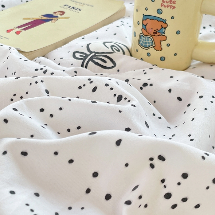 91家纺网 家纺一手货源 找家纺 卡斯诺家纺馆 2026新款水洗云朵棉夏被夏凉被空调被 斑点狗