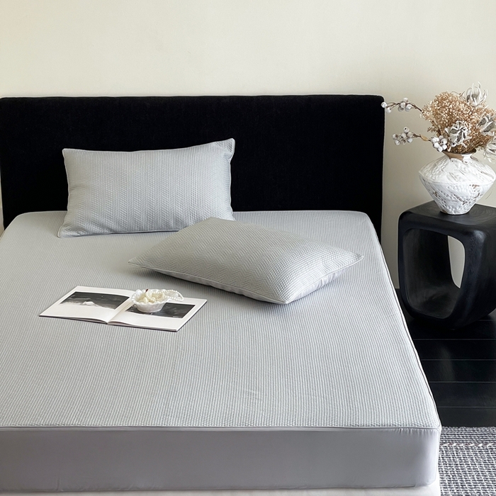 91家纺网 家纺一手货源 找家纺 赫帛 2025春夏新款日本ICE 3D Max进口冷感软凉席空调席 素编-灰