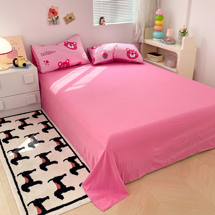 91家纺网 家纺一手货源 找家纺 卡斯诺家纺馆 2026新款水洗云朵棉夏被夏凉被空调被 幸运小熊