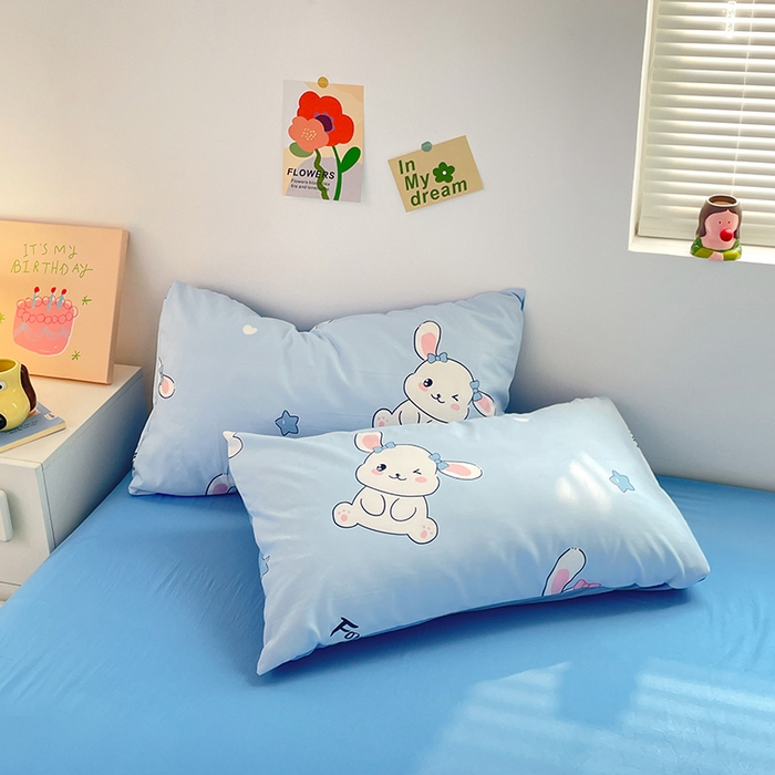 91家纺网 家纺一手货源 找家纺 卡斯诺家纺馆 2026新款水洗云朵棉夏被夏凉被空调被 萌兔日记