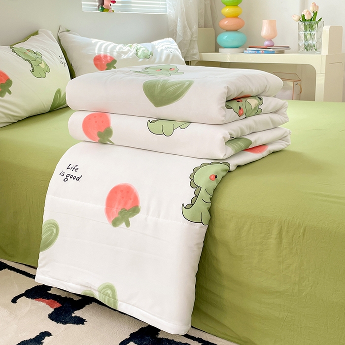 91家纺网 家纺一手货源 找家纺 （总）卡斯诺家纺馆 2026新款水洗云朵棉夏被夏凉被空调被