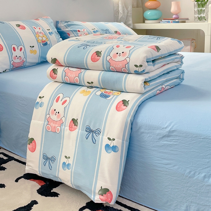 91家纺网 家纺一手货源 找家纺 （总）卡斯诺家纺馆 2026新款水洗云朵棉夏被夏凉被空调被