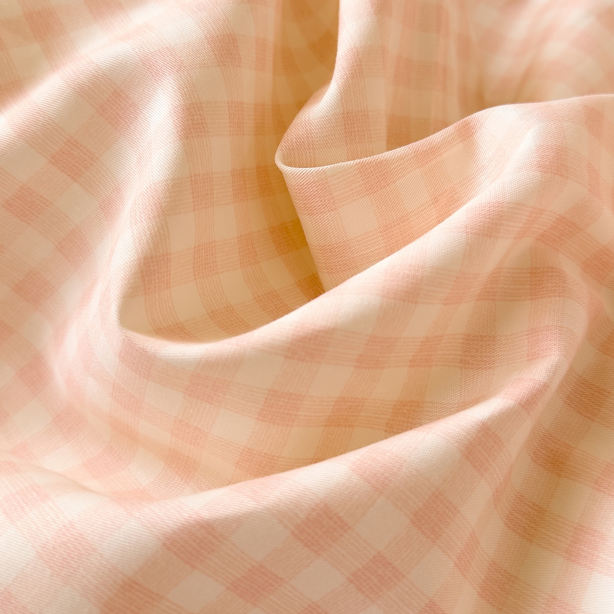 91家纺网 家纺一手货源 找家纺 DoDo 兜兜 2026年全棉纯棉ins风小清新单品被套 被套单件 樱粉奶盖