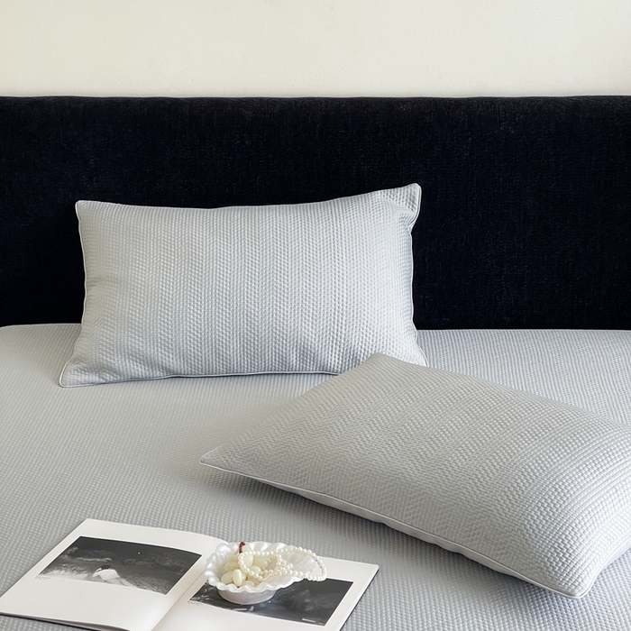 91家纺网 家纺一手货源 找家纺 赫帛 2025春夏新款日本ICE 3D Max进口冷感软凉席空调席 素编-灰